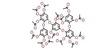 Hydroxypentafuhalol A tetradecaacetate
